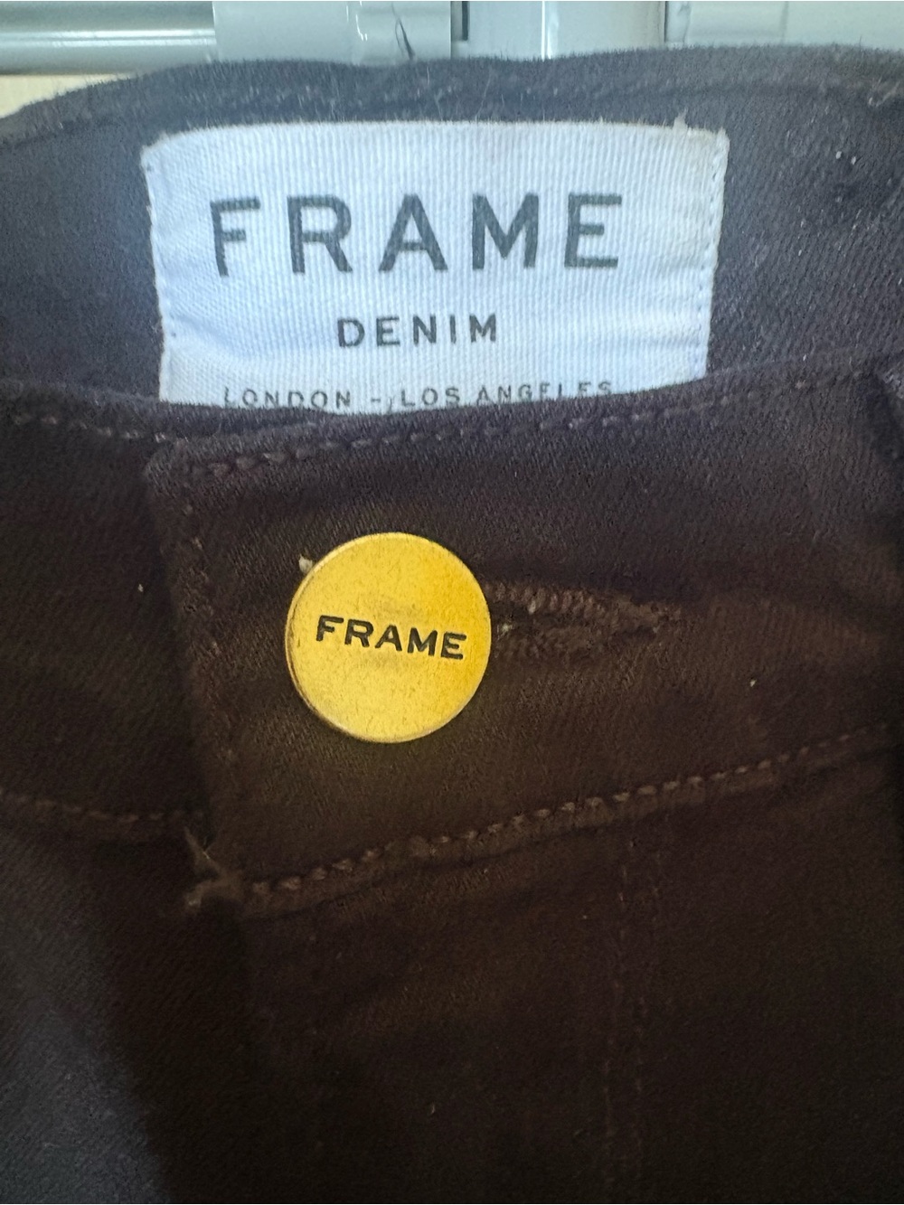 FRAME Denim Ali High Rise Cigarette Jeans - Noir (Black) - Size 27 - Picture 3 of 15